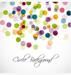 Background With Colorful Translucent Dots