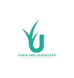 Letter U Landscaping Logo Design