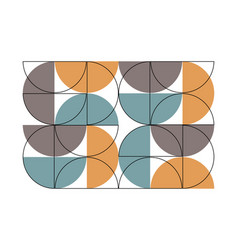 Trendy Bauhaus Pattern Poster Geometric