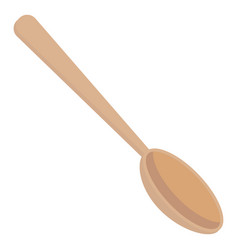 Wooden Spoon On A White Background