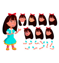 Asian Girl Child Kid Face Emotions