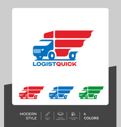 Moving Truck Logo For Logistic Business