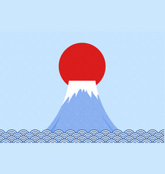 Mount Fuji New Years Card