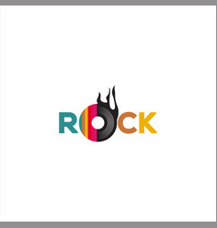 Rock Music Logo Template