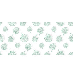 Delicate Tropical Seamless Pattern