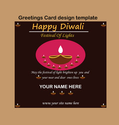 Greetings Card Design Template