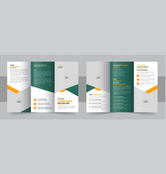 Lawn Care Or Agro Trifold Brochure Template