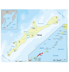 Map Of The Russian Kuril Islands