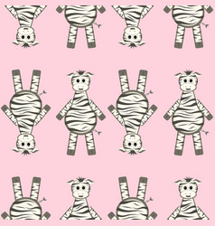 Pattern With Zebra Black And White Pink