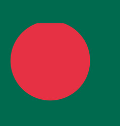 Rectagular Flag Cutout Of Bangladesh