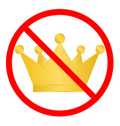 Sign Anti Golden Crown