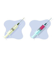 Syringe Needle Inject Icon Flat Graphic Medical