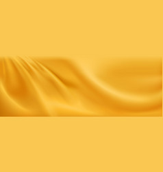 Yellow Satin Cloth Background