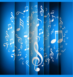 Blue Striped Music Background