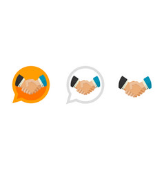 Hand Shake Icon Graphic Partnership Handshake