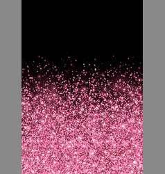 Hot Pink Sparkling Scattered Glitter Flyer