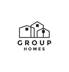 Line Three Home Group Logo Symbol Icon Graphic