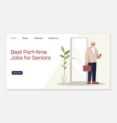 Best Part Time Jobs For Seniors Landing Page