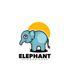 Elephant Mascot Cartoon