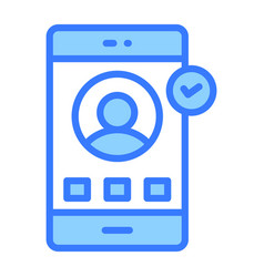 Mobile Account Icon User Interface As A Simple