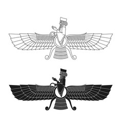 Ancient Sumerian Symbol Faravahar