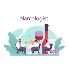 Narcologist Concept Professional Medical