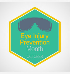 Eye Injury Prevention Month Icon