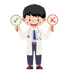 Doctor Making Decision Right Or Wrong