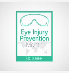 Eye Injury Prevention Month Icon