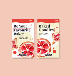 Instagram Template With Bakery Design For Online