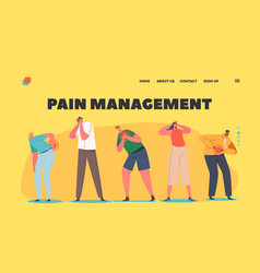 Pain Management Landing Page Template People