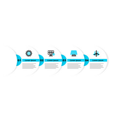 Set Line Wind Turbines Solar Energy Panel