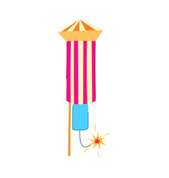 Sparkle Firework Rocket Cartoon