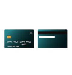 Credit Plastic Card With Emv Chip Contactless