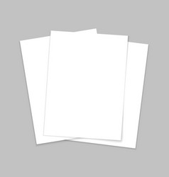 Mockup Paper Blank Template Leaflet A4 Cover