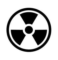 Radioactive Hazard Icon Radio Active Or Nuclear