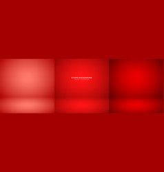 Empty Red Studio Abstract Backgrounds With