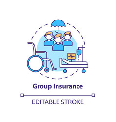 Group Insurance Concept Icon