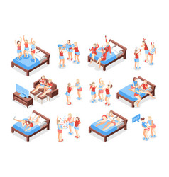 Pajama Party Icon Set