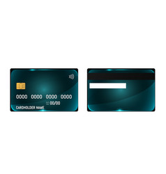 Credit Plastic Card With Emv Chip Contactless