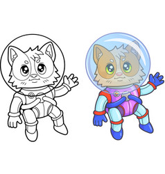 Cute Astronaut Cat