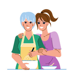 Mother Daughter Kitchen