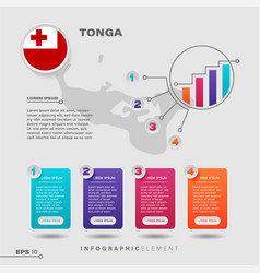 Tonga Chart Infographic Element