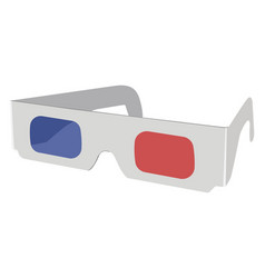 Cinema 3d Glasses On A White Background