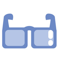 Cinema 3d Glasses On A White Background