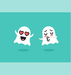 Couple Ghosts Emoji Character