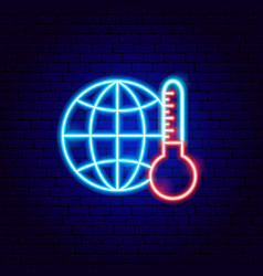 Global Warming Neon Sign