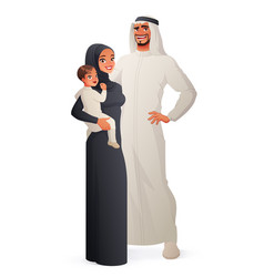 Happy Arab Family Portrait