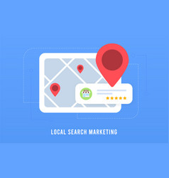 Local Search Marketing Concept Digital Marketing