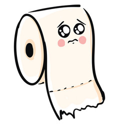 Sad Toilet Paper Vector Images (59)